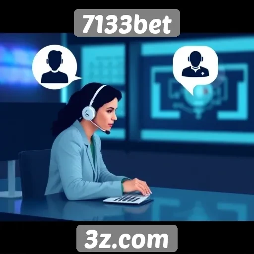 Funcionamento do suporte ao cliente na 7133bet