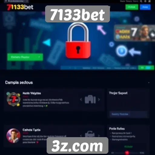 Critérios de segurança no site 7133bet