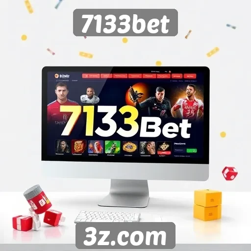 Experiência do usuário no design do site 7133bet